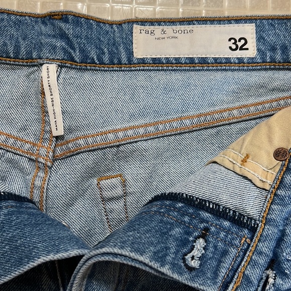 NWT Rag & Bone High Rise Denim Shorts - Picture 6 of 7